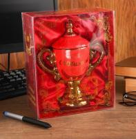 Кубок-кружка "С Юбилеем" 300 мл (9,5 х 16 х 19 см) в подарочной коробке