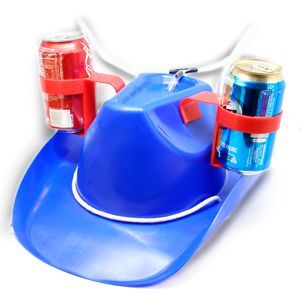 Пивная каска "Ковбойская" (синяя)