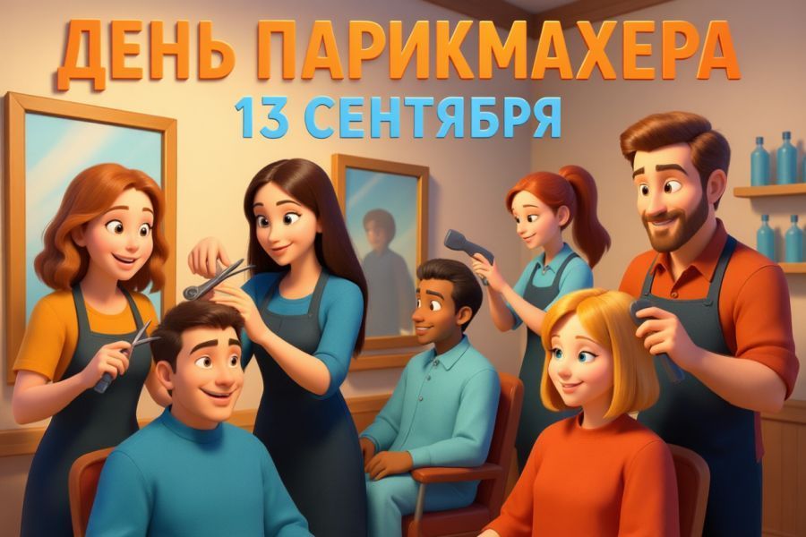 13 сентября — День парикмахера! 