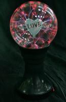 Плазменный шар "Сердце" (d-13 см)