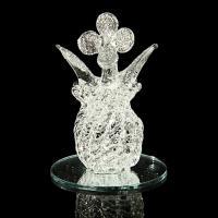 Сувенир "Цветок в ажурной вазе" (стекло) 8 х 6 см