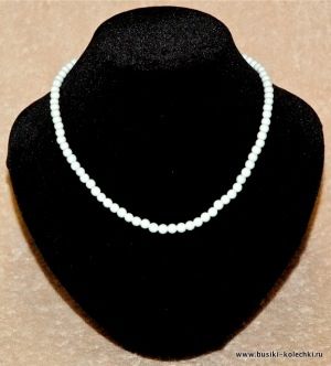 Бусы Кахолонг "Классика №6" арт.НКХ-1(6)-45-1