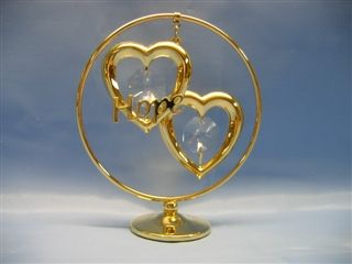 Композиция "Два сердца в кольце" (арт. 38-105-GCL) размер 5х7 см