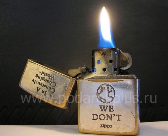 Зажигалка Zippo - частичка истории как приятный сувенир