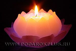 Волшебная свеча «Лотос малый» (11х5 см)