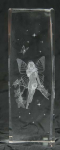 Кристалл с голограммой «Ангел» (8 х 5 х 5 см)
