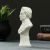 Бюст Пушкина 7х14см, белый / мраморная крошка