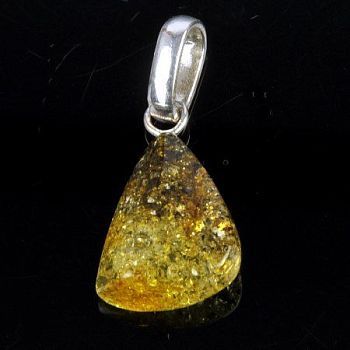 Кулон Янтарь "Золотой дождь" арт.ЯК-034