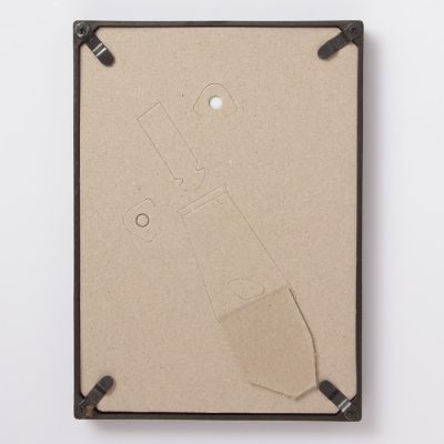 Фоторамка пластик L-2 10х15 см, венге, с небьющимся стеклом