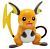 Покемон Райчу Pokemon Raichu (высота 4см)