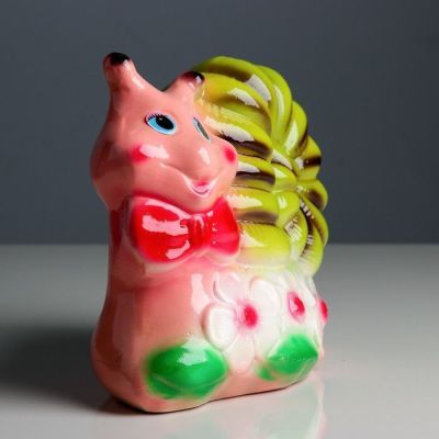 Копилка "Улитка на полянке", глянец, разноцветная, 18 см