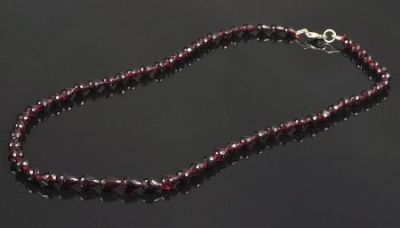 Бусы Гранат "Эвридика" арт.НГР-64(6-8)-55-1