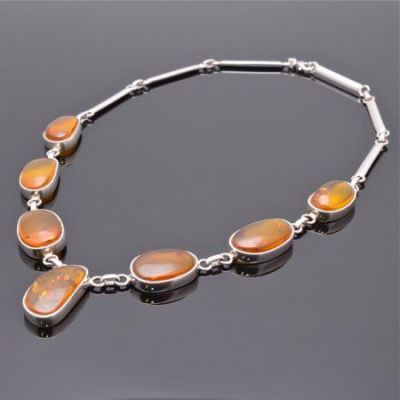 Колье Янтарь "Балтийская осень" арт. ЯК-1436