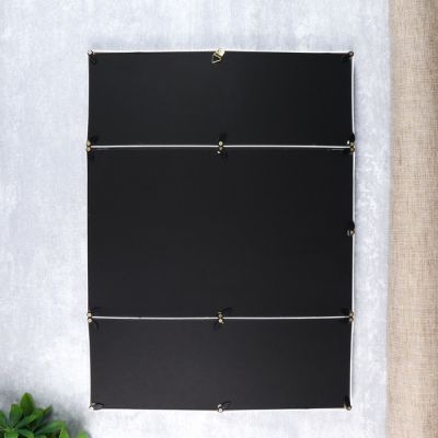 Фоторамка пластик на 6 фото 10х15 см "Коллаж" белая 45х33 см