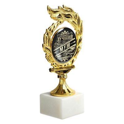 Кубок с пламенем «Лучший муж», 15,7 х 9 х 5,6 см