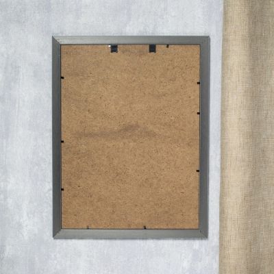 Фоторамка пластик 30х40 см "Пшеница" синяя с золотом 44х34 см