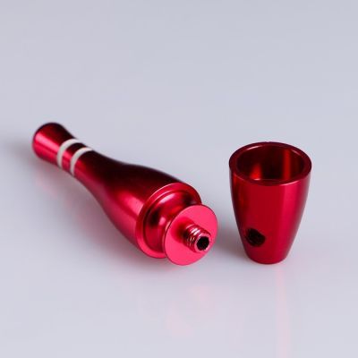 Трубка фигурная "Кегля", 2х8 см, микс