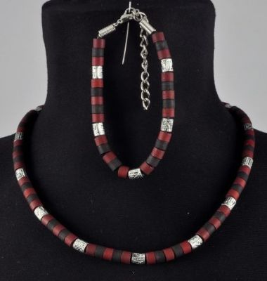 Бусы Комбинированный материал  "Непал" арт.эБС-039