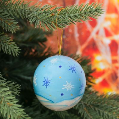 Шар расписной «Снегурочка»