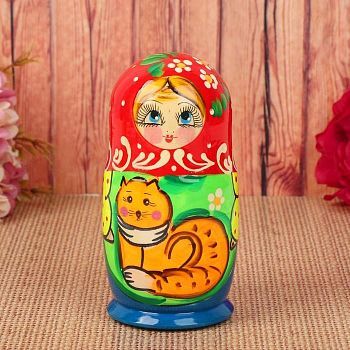 Матрёшка "Подворье", 5 в 1
