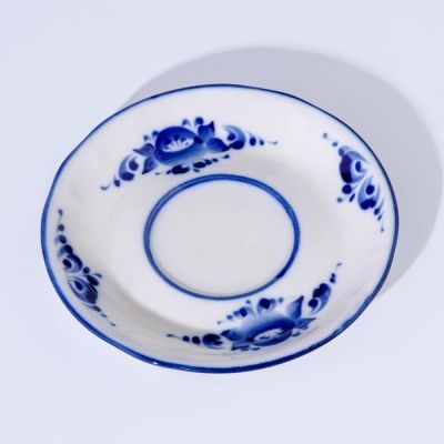 Кофейная пара "Бодрость", гжель