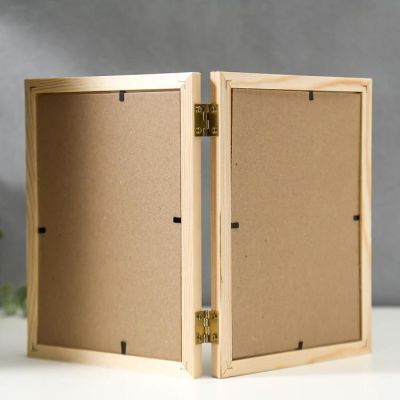 Фоторамка двоная 15х21 см №1 белое дерево