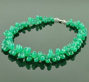 Бусы Хризопраз "Богиня" арт.П3226