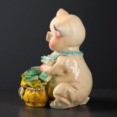 Копилка "Поросенок с галстуком" 23см