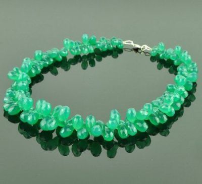 Бусы Хризопраз "Богиня" арт.П3226