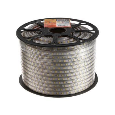 Светодиодная лента Ecola 14 × 7 мм, 100 м, IP68, SMD5050, 60 LED/м, 14.4 Вт/м, 220 В, 4200К