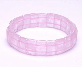 Браслет Розовый кварц "Клеопатра" арт.бНКР-2(15-10)-17-1