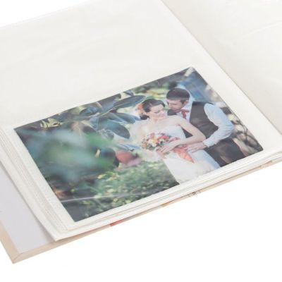 Фотоальбом на 80 фото 10х15 см "Цветы" в коробке МИКС 23х19х5 см