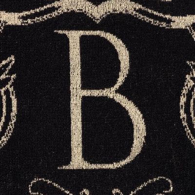 Полотенце именное махровое Этель "Виктор" чёрный, 50х90см, 100% хлопок, 420гр/м2