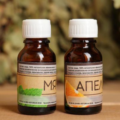 Набор банный "Настоящий защитник": шапка с вышивкой, 2 аромамасла