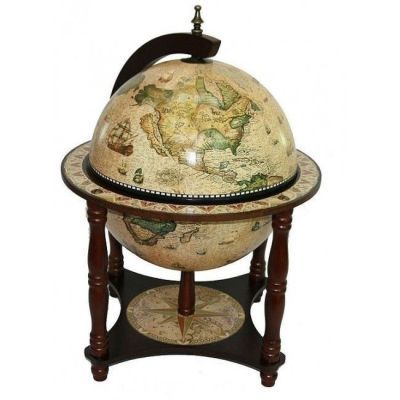 Глобус-бар универсальный №19, диаметр 33 cм, высота 55 см