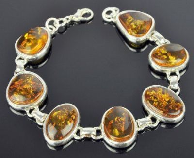 Браслет Янтарь "Осеннее танго" арт.ЯК-631