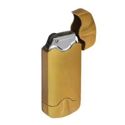 Зажигалка газовая "Классика" с закругленным краем, микс, 3х6 см