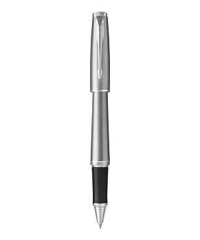 T 309 Ручка роллер Parker Urban Core F Metro Metallic CT черные чернила подар.кор. (арт-1931588)