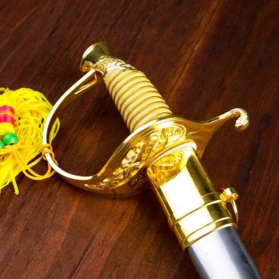 Сувенирный меч "Морской пехотинец", роспись на клинке, витая рукоять, 60 см