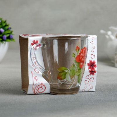Кружка «Алая роза», 250 мл, в подарочной упаковке