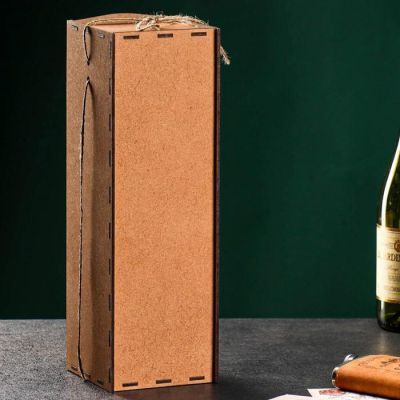 Кашпо деревянное "Личный запас" 11,5х12,5х35,5 см палисандр