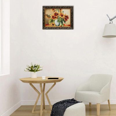 Гобеленовая картина "Подсолнухи" 34*44 см рамка микс