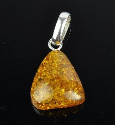 Кулон Янтарь "Золотой дождь" арт.ЯК-136
