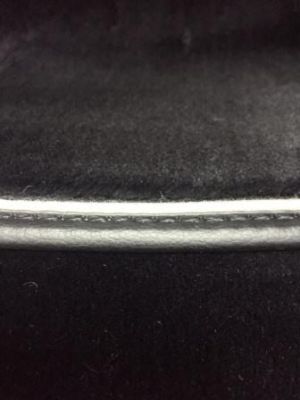 Накидка МЕХ JM-001-2 искусственный, "ЛИПУЧКА" черный (2 шт.)