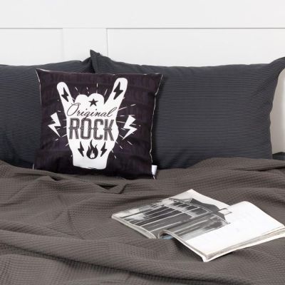 Подушка декоративная "Этель" Rock 40х40 см, велюр, 100% п/э