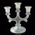 Подсвечник "Троити" на 3 свечи, белый