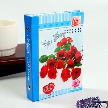 Фотоальбом на 36 фото 10х15 см "Цветочный магазинчик", микс