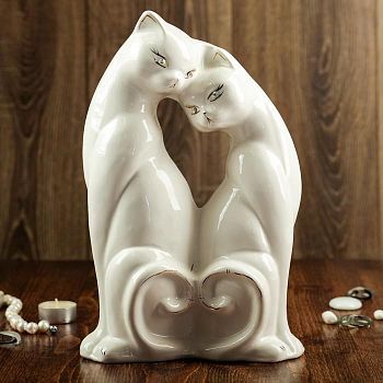 Копилка "Любовь", глазурь, белая, 31 см