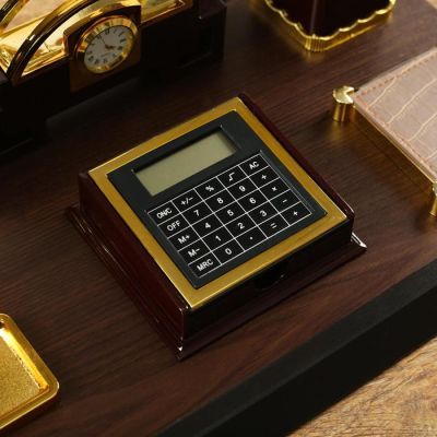 Набор настольный 7в1(блок д/бум,подст.д/печати,карандашница, кальк, глобус, визитн с часами)   51139