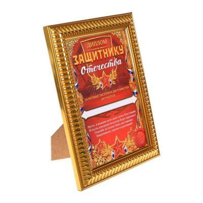 Подарочный набор "Защитник отечества", диплом, гильотина